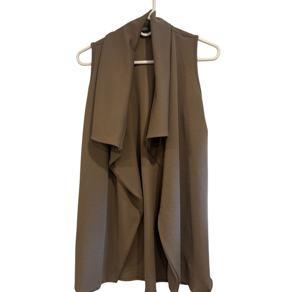 Women's Brown Sleeveless Vest
